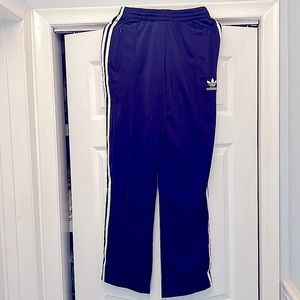 Dark purple Adidas Track pants